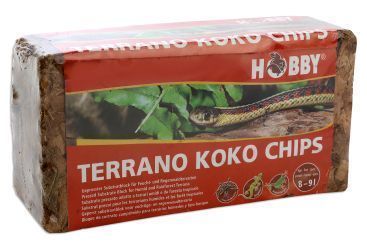 Hobby Terrano Kokos Chips 650g ergeben 8L - gegen Staunässe 1x 605g - ergeben 8L