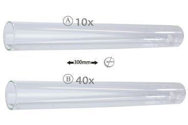 Reagenzgläser 300x38mm, Glas 